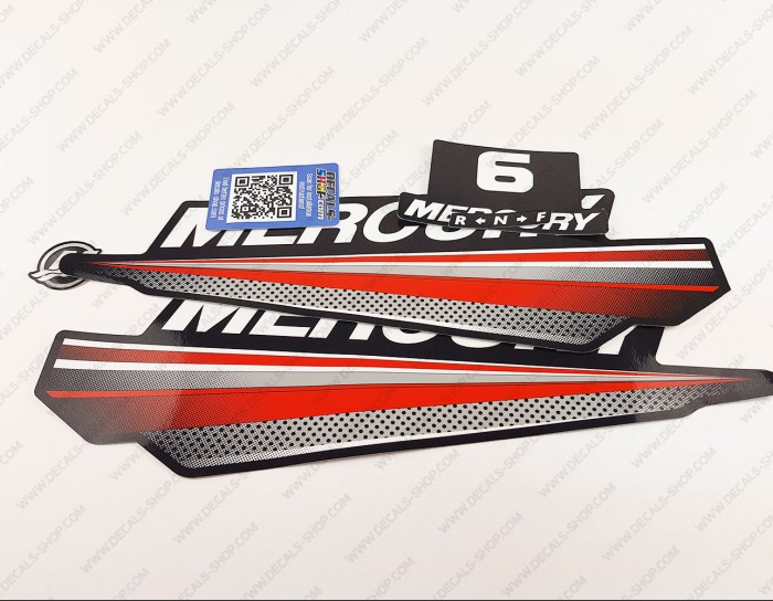 Mercury 6HP Two Stroke New Model Outboard Decal Kit
